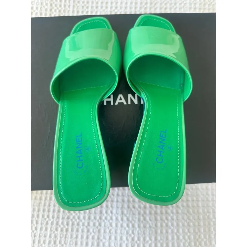 CHANEL MOD'ART MULES - SIZE FR40 POLY POCKET SHOES